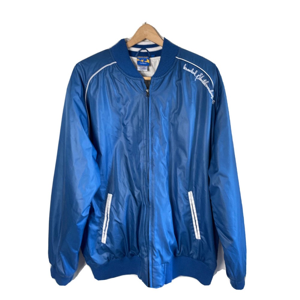 Mens Krooked Skateboards Mark Gonzales Blue Retro Track Jacket Size XL